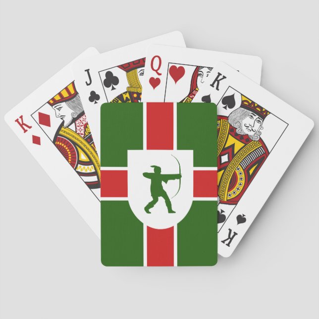 Flag of Nottinghamshire Playing Cards (Back)
