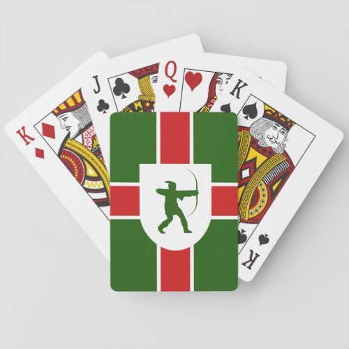 Flag of Nottinghamshire Playing Cards