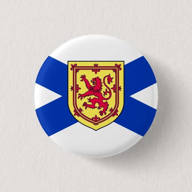 Flag of Nova Scotia, Canada Button (Front)