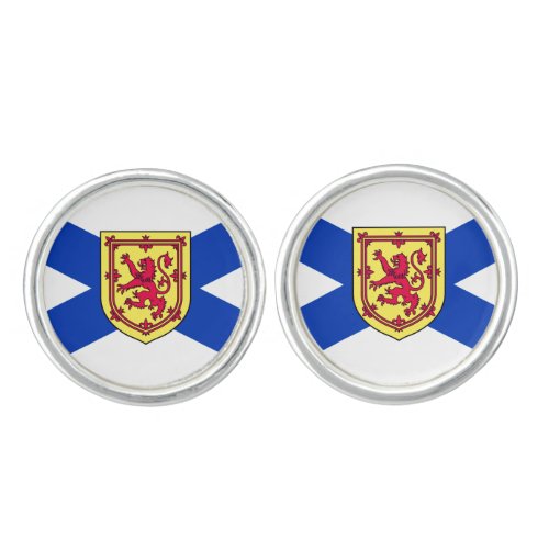 Flag of Nova Scotia Canada Cufflinks