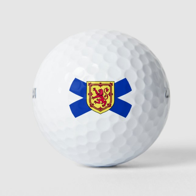 Flag of Nova Scotia, Canada Golf Balls (Front)