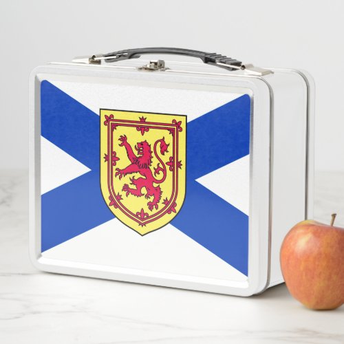 Flag of Nova Scotia Canada Metal Lunch Box