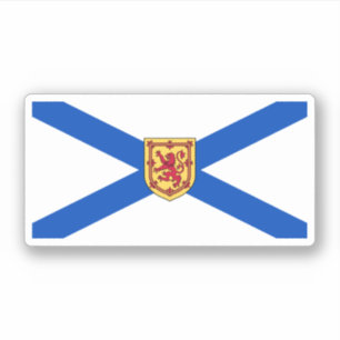 Flag of Nova Scotia, Canada Sticker