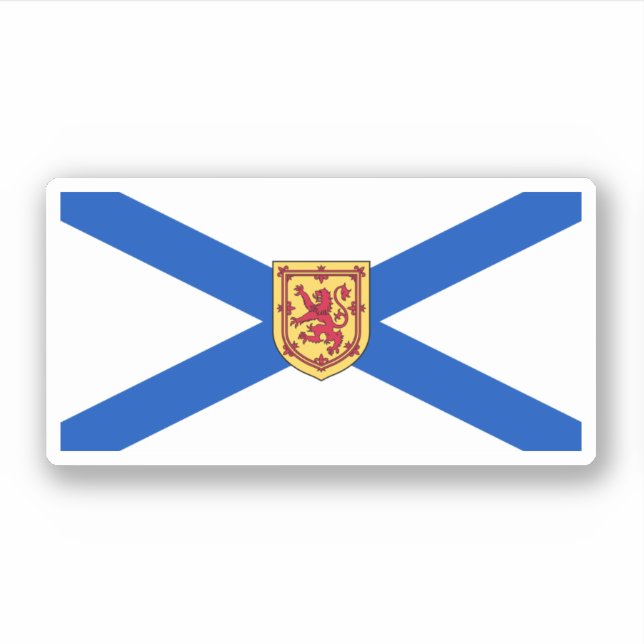 Flag of Nova Scotia, Canada Sticker (Front)