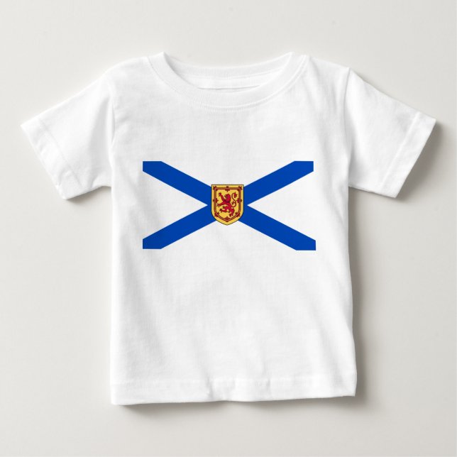 Flag of Nova Scotia (Canadian Province) Baby T-Shirt (Front)