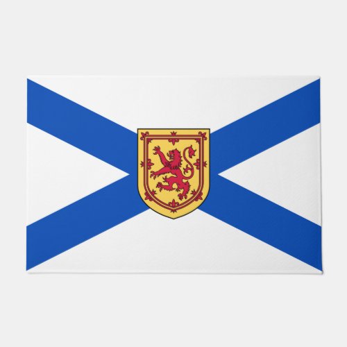 Flag of Nova Scotia Canadian Province Doormat