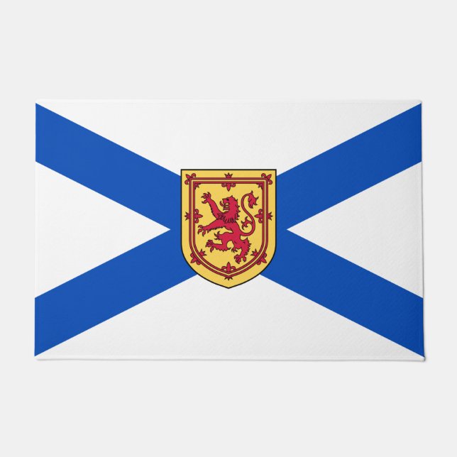 Flag of Nova Scotia (Canadian Province) Doormat (Front)