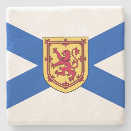 Flag of Nova Scotia Canadian Province Stone Coaster