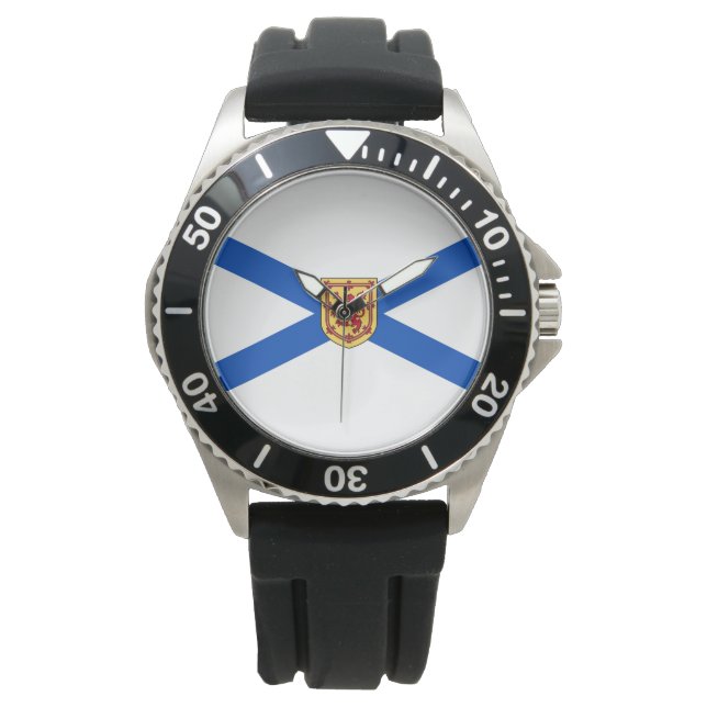 Flag of Nova Scotia (Canadian Province) Watch (Front)