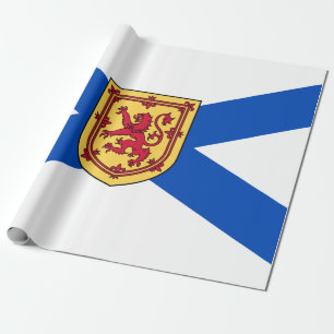 Flag of Nova Scotia (Canadian Province) Wrapping Paper