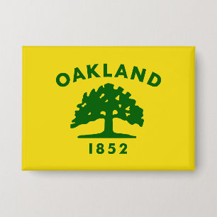 Flag of Oakland, California Button