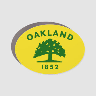 Flag of Oakland, California Car Magnet