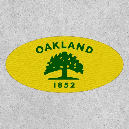 Flag of Oakland California Patch