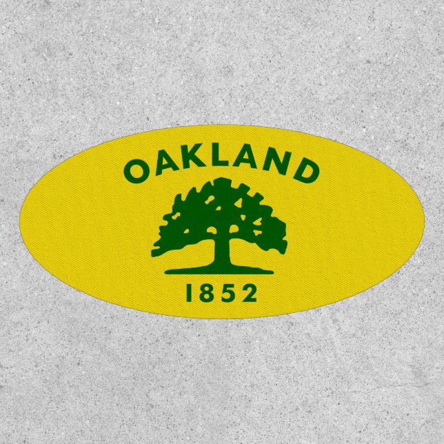 Flag of Oakland, California Patch (Front)