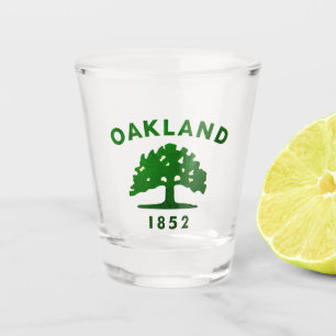 Flag of Oakland, California Shot Glass