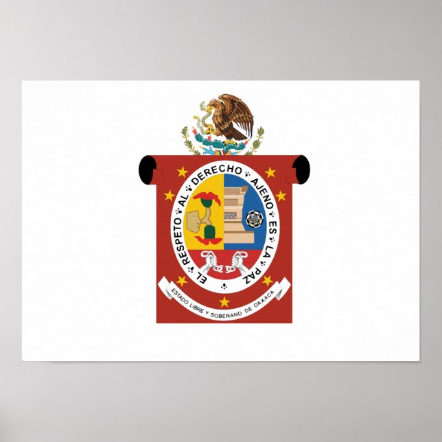 Flag of Oaxaca Poster (Front)