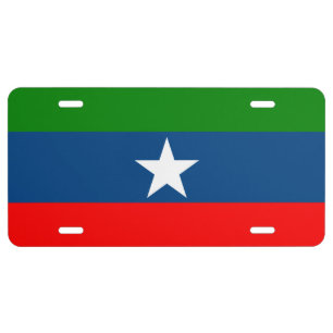 Flag of Ogaden License Plate