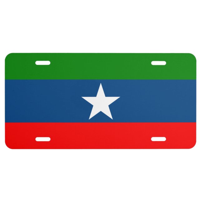 Flag of Ogaden License Plate (Front)