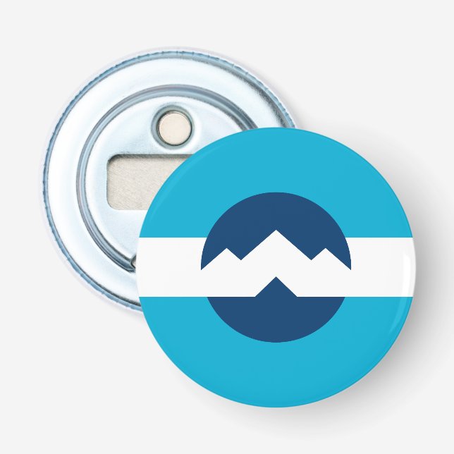 Flag of Ogden, Utah Bottle Opener (Front)