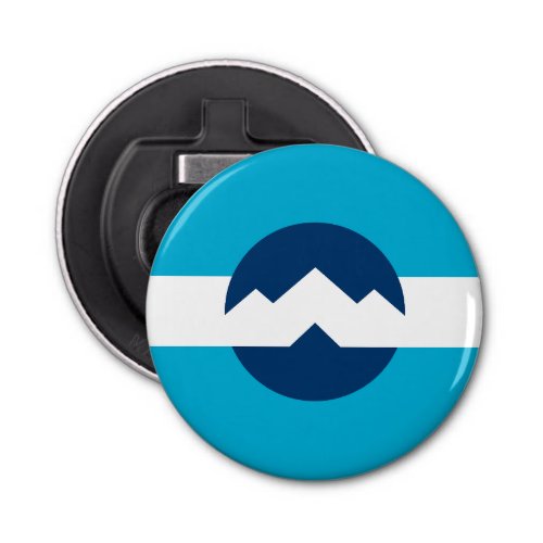 Flag of Ogden Utah Bottle Opener