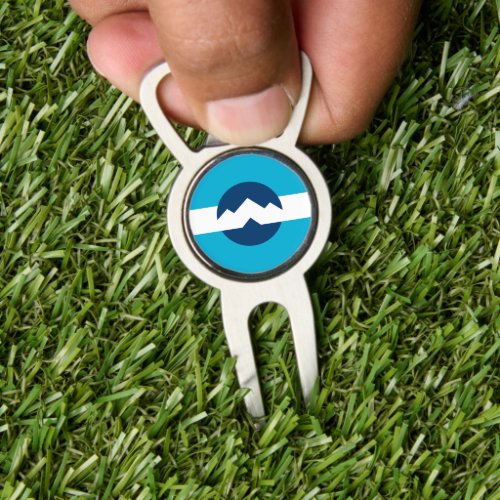 Flag of Ogden Utah Divot Tool