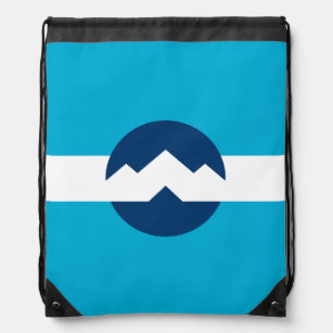 Flag of Ogden, Utah Drawstring Bag