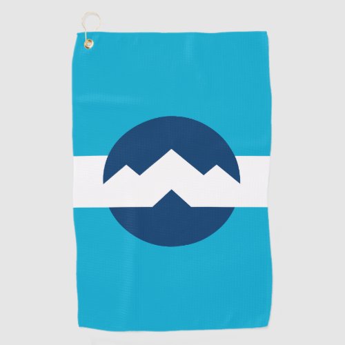 Flag of Ogden Utah Golf Towel