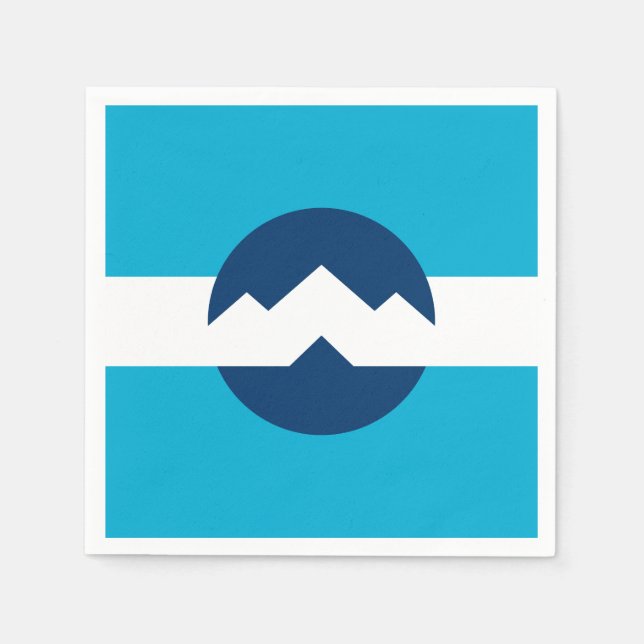 Flag of Ogden, Utah Napkins (Front)