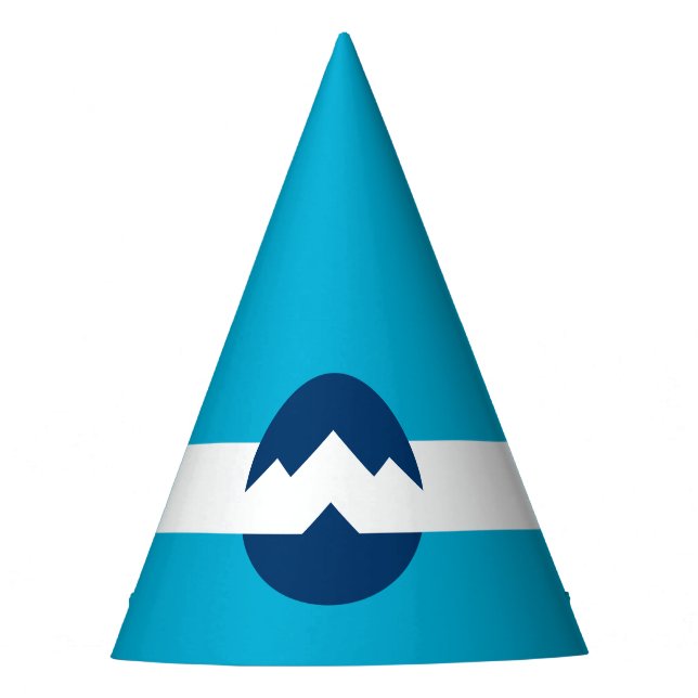 Flag of Ogden, Utah Party Hat (Front)