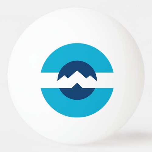 Flag of Ogden Utah Ping Pong Ball