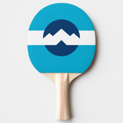 Flag of Ogden Utah Ping Pong Paddle