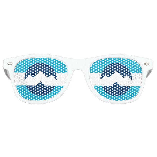 Flag of Ogden, Utah Retro Sunglasses (Front)