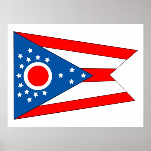 Flag of Ohio Poster