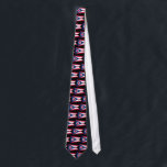 Flag of Ohio Tie<br><div class="desc">The flag of the state of Ohio was adopted in 1902 and designed by John Eisemann,  for the 1901 Pan-American Exposition.</div>