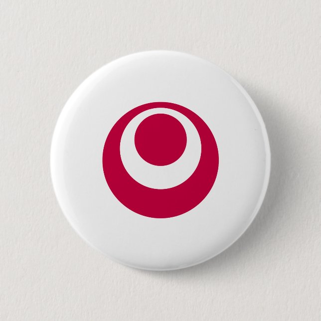 Flag of Okinawa Prefecture, Japan Button (Front)