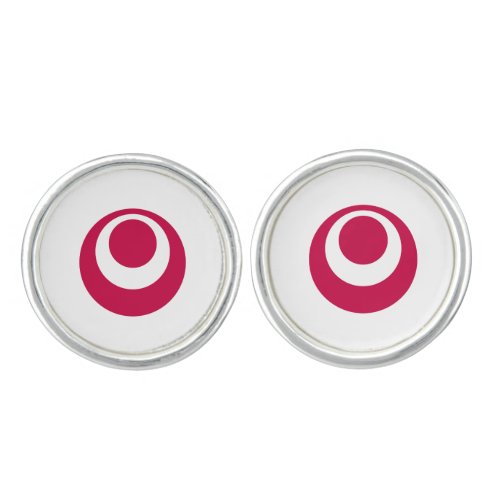 Flag of Okinawa Prefecture Japan Cufflinks