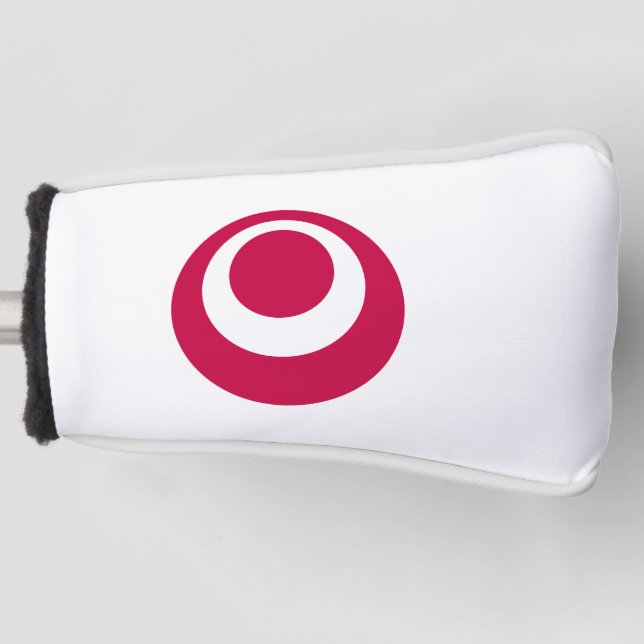 Flag of Okinawa Prefecture, Japan Golf Head Cover (Front)
