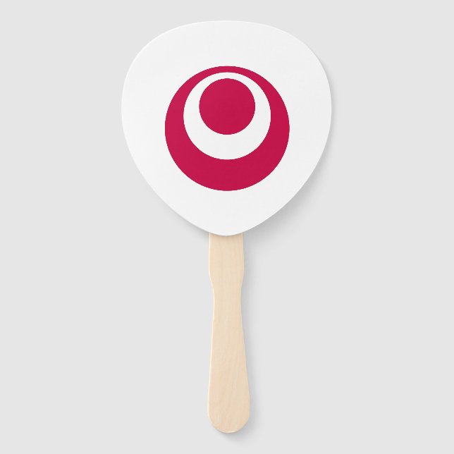 Flag of Okinawa Prefecture, Japan Hand Fan (Front)