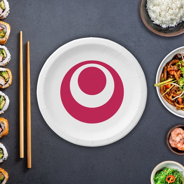 Flag of Okinawa Prefecture, Japan Paper Plates (Creator Uploaded)