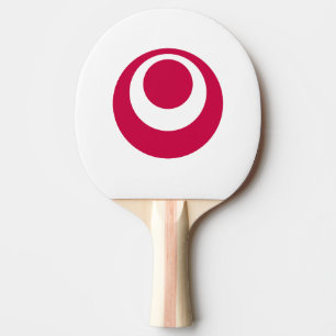Flag of Okinawa Prefecture, Japan Ping Pong Paddle