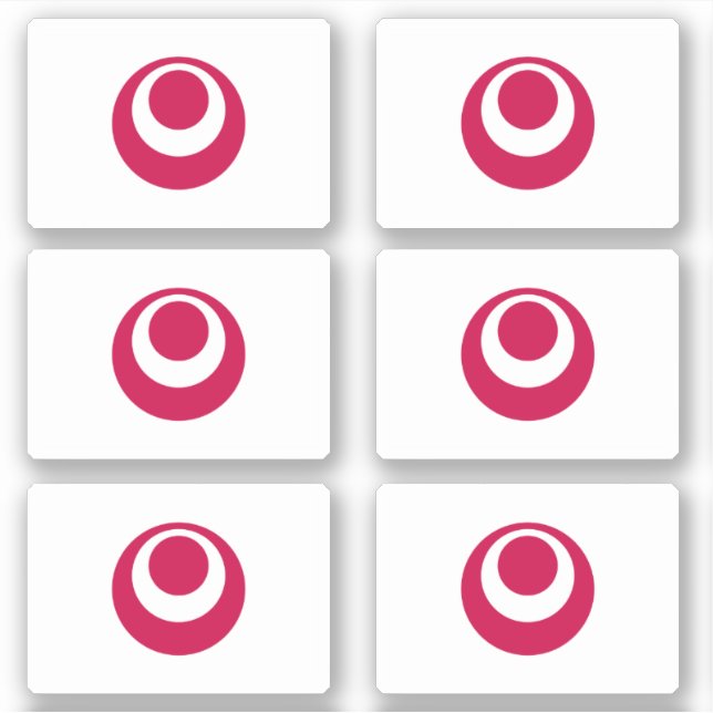 Flag of Okinawa Prefecture, Japan Sticker (Front)