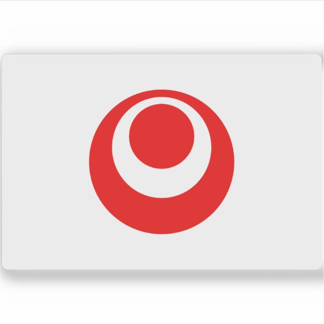Flag of Okinawa Prefecture, Japan Sticker (Front)