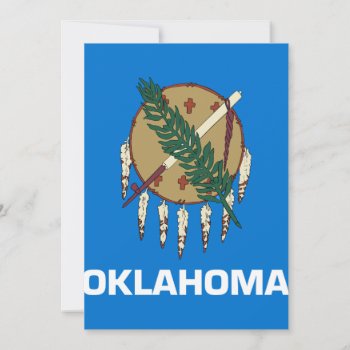 Flag Of Oklahoma by FlagGallery at Zazzle