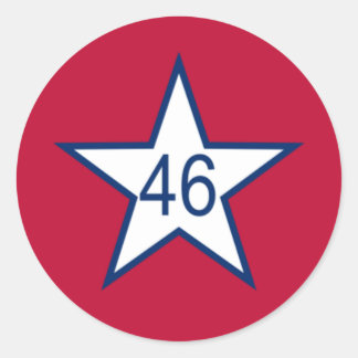 Flag Of Oklahoma Classic Round Sticker