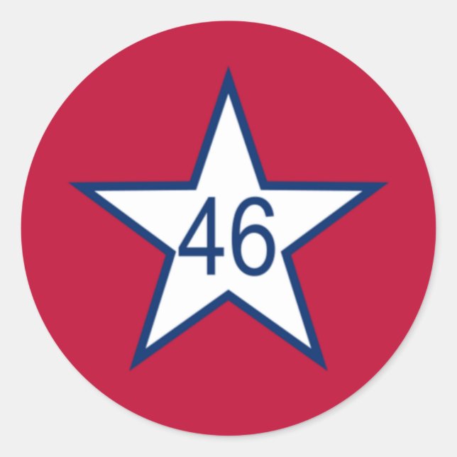 Flag Of Oklahoma Classic Round Sticker (Front)