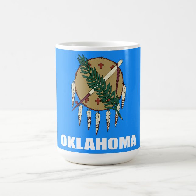 Flag of Oklahoma  Coffee Mug (Center)
