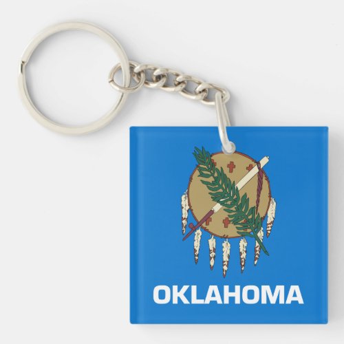 Flag of Oklahoma Keychain
