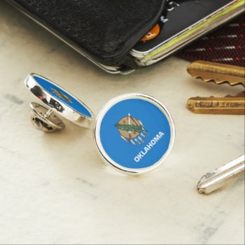Flag Of Oklahoma Lapel Pin by FlagGallery at Zazzle
