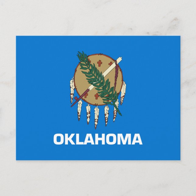 Flag of Oklahoma Postcard (Front)