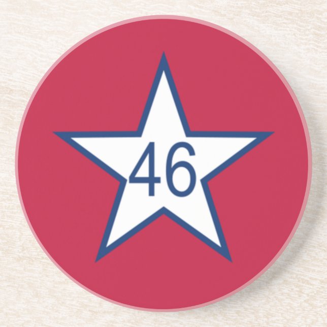 Flag Of Oklahoma Sandstone Coaster (Front)